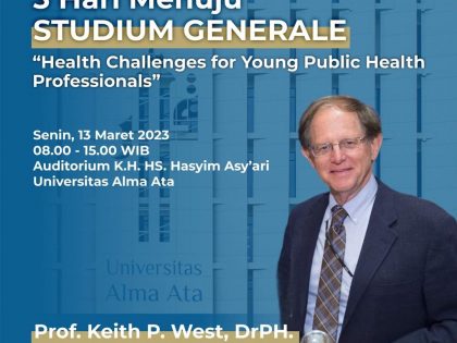 3 Hari Menuju STUDIUM GENERALE : “Health Challenges for Young Public Health Professionals”