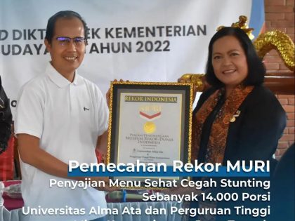 Pemecahan Rekor MURI “Penyajian Menu Sehat Cegah Stunting Sebanyak 14.000 Porsi”